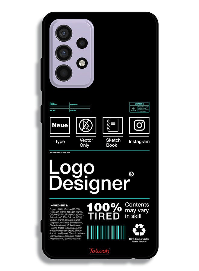 Tolwak Samsung Galaxy A52s 5G Protective Case Cover Logo Designer Sticker - Image 1