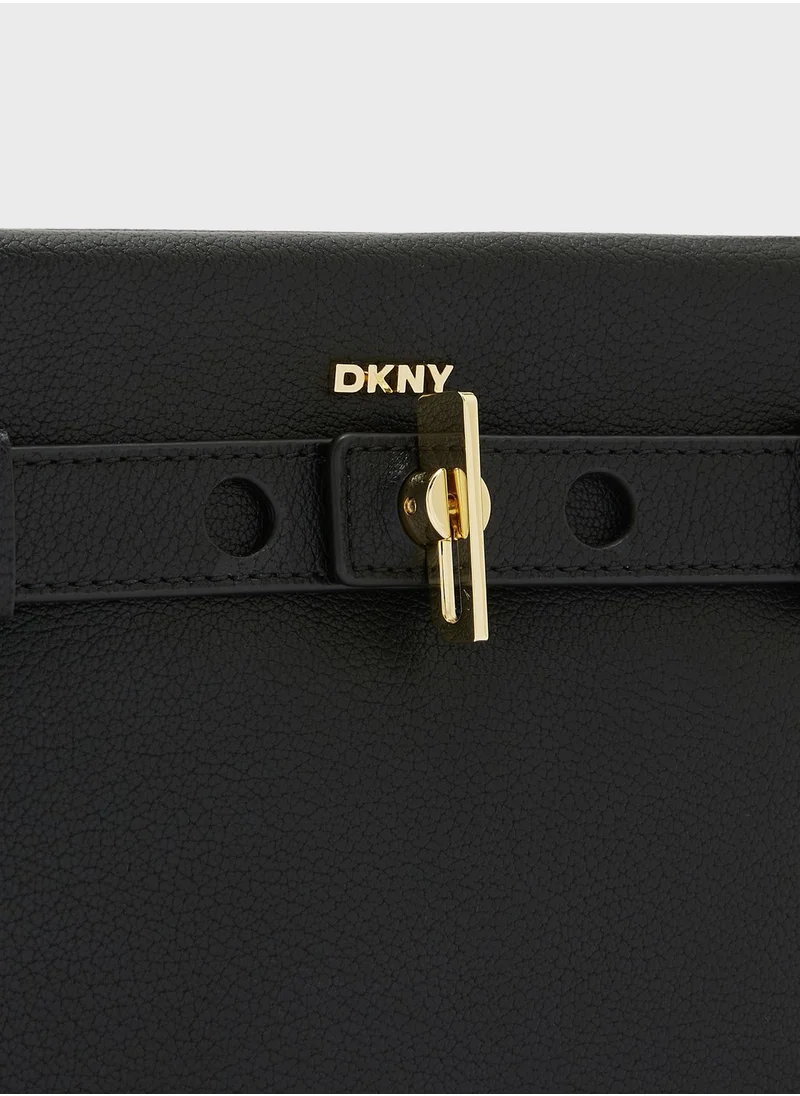 DKNY Bleeker Flap Over Crossbody Bags