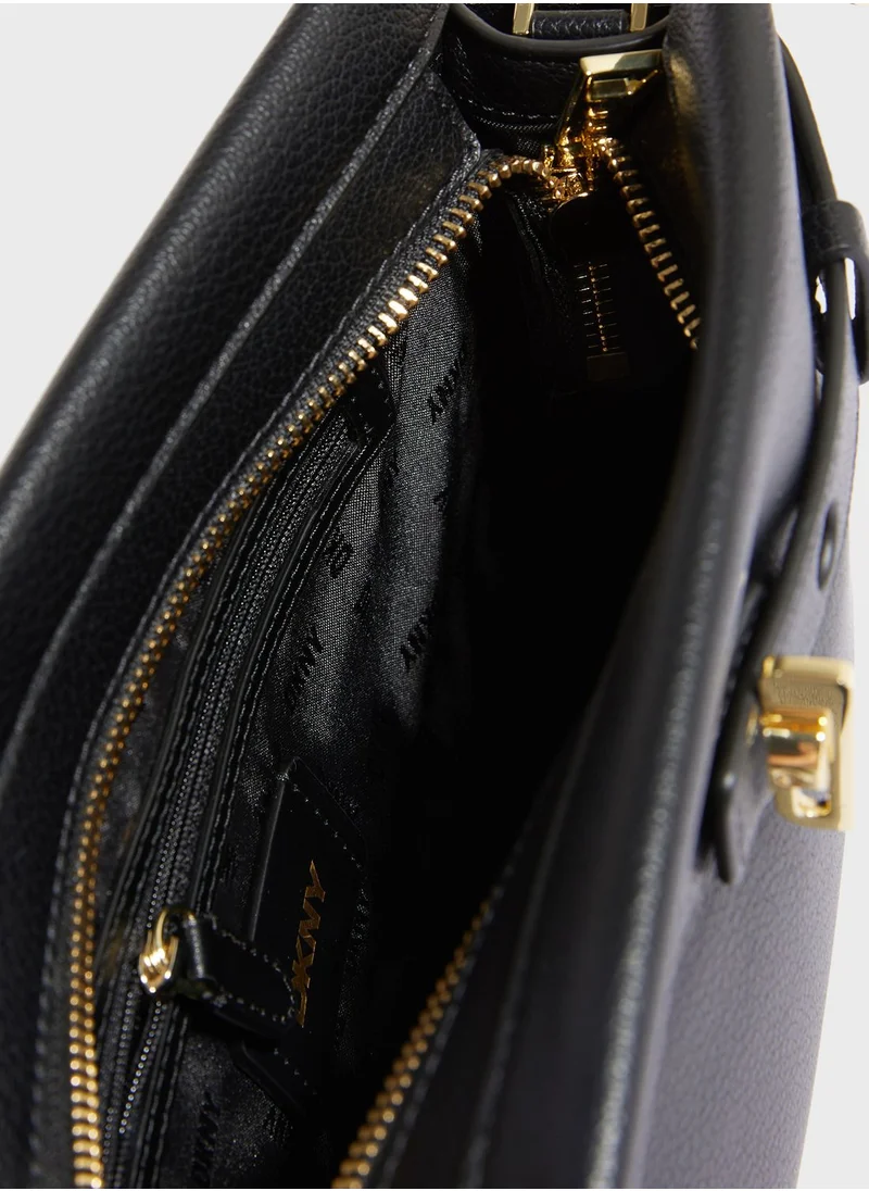 DKNY Bleeker Flap Over Crossbody Bags