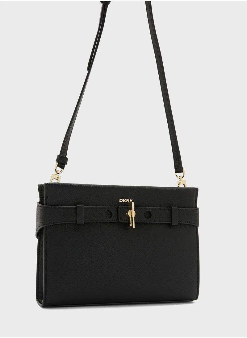 DKNY Bleeker Flap Over Crossbody Bags