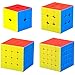 CFMOUR مجموعة مكعبات السرعة CFMOUR مويو ميلونغ 2x2 3x3 4x4 5x5 بدون ملصقات مع دوران سلس ألعاب ألغاز لتحدي العقل للأطفال والبالغين - Image 2