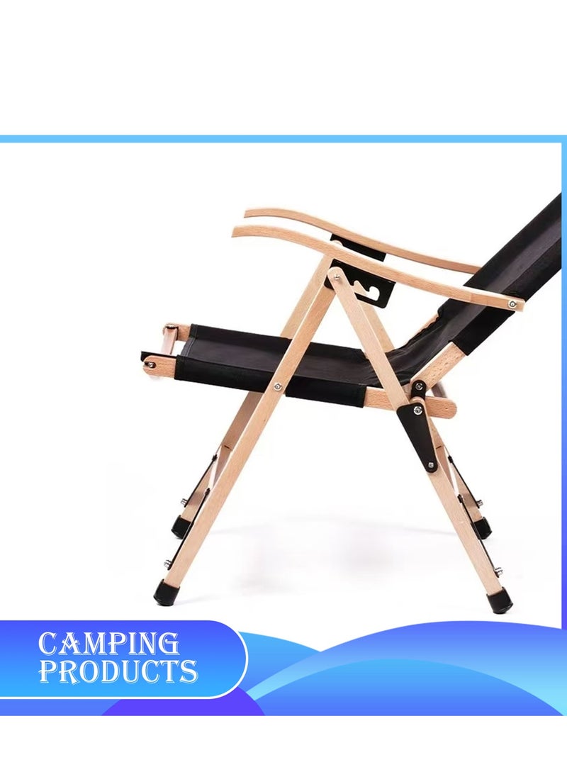 Manful Comfortable Foldable Camping Chair with Adjustable Headrest  - Image 2