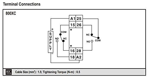 Selec Make Cyclic Timer with Unequal ON & OFF Time, 6 Time Ranges [800XC] (Pack of 1) - Image 3