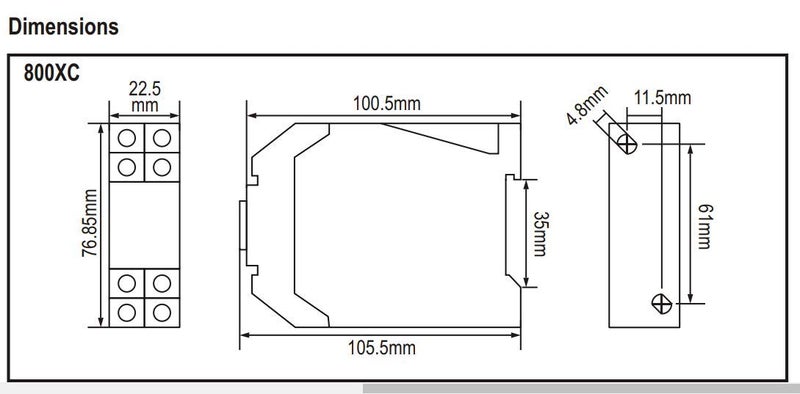 Selec Make Cyclic Timer with Unequal ON & OFF Time, 6 Time Ranges [800XC] (Pack of 1) - Image 2