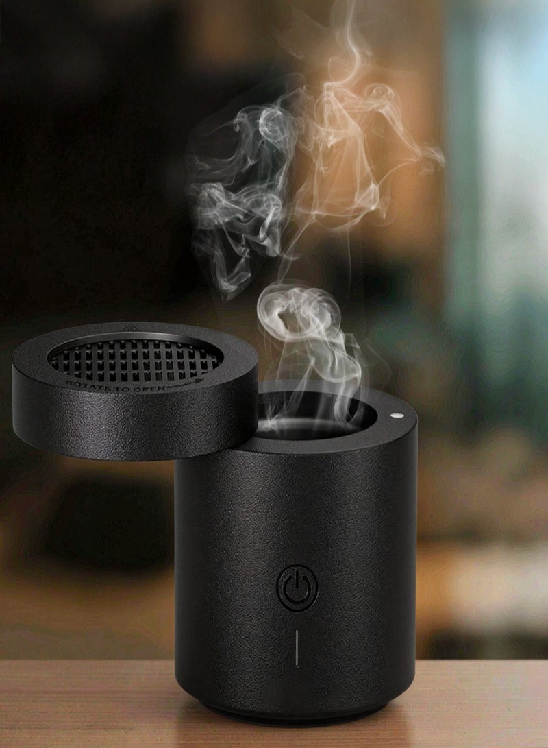 سيتا مبخرة إلكترونية أنيقة - مدخن USB محمول قابل لإعادة الشحن | معطر جو برائحة العود والبخور العربي | غرفة تسخين سيراميكية | هدايا للمنزل، السيارة، المكتب، ورمضان - Image 2