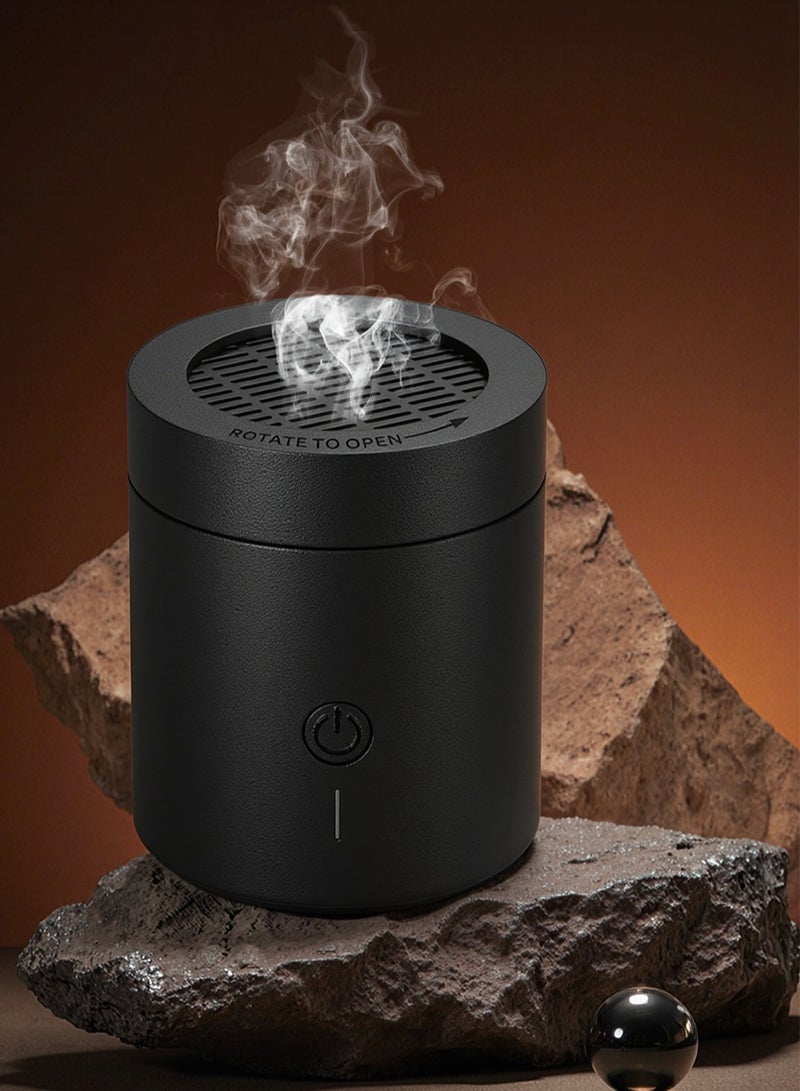 سيتا مبخرة إلكترونية أنيقة - مدخن USB محمول قابل لإعادة الشحن | معطر جو برائحة العود والبخور العربي | غرفة تسخين سيراميكية | هدايا للمنزل، السيارة، المكتب، ورمضان - Image 5