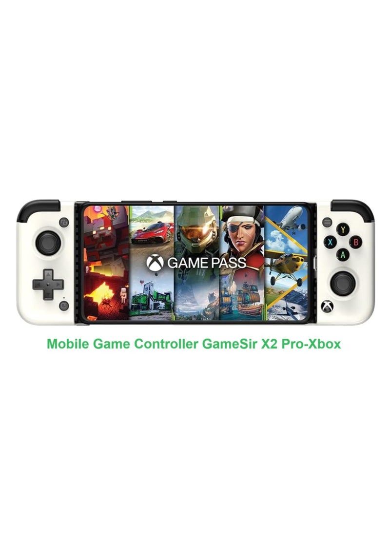 Generic Classic Gamepad GameSir X2 Pro-Xbox Mobile Game Controller for Android Phone Type-C (100-179mm) Phone Controller for Play Xbox Game Pass, Xcloud, Apex, Stadia, Luna-Mappable Back ons-Passthrough Cha  - Image 1