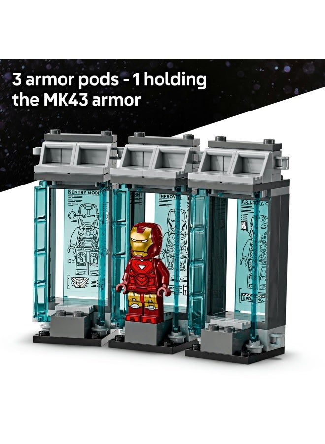 ليغو مختبر الرجل الحديدي: قاعة الدروع 76315 من ليغو® مارفل مع شخصيات صغيرة - Image 4
