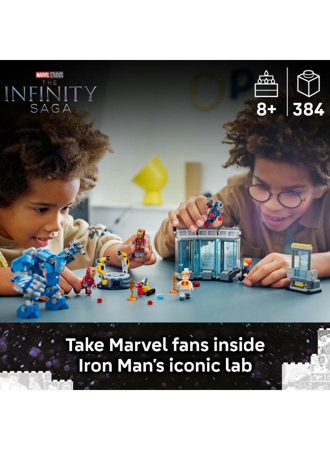 ليغو مختبر الرجل الحديدي: قاعة الدروع 76315 من ليغو® مارفل مع شخصيات صغيرة - Image 3