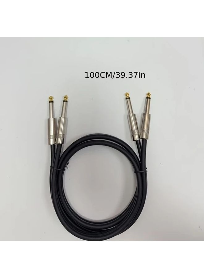 Double Quarter Inch TS Stereo Cable 6 35mm to 6 35mm 78 74 Inch for Speakers Amplifiers Mixers - Image 3