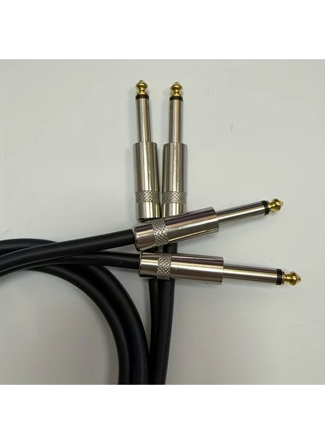 Double Quarter Inch TS Stereo Cable 6 35mm to 6 35mm 78 74 Inch for Speakers Amplifiers Mixers - Image 1