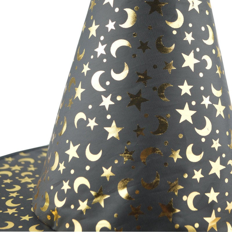 Witch Hat Halloween Masquerade Party Performance Hat Children'S Performance Headwear Witch Sorcerer Pointed Horn Hat - Image 4