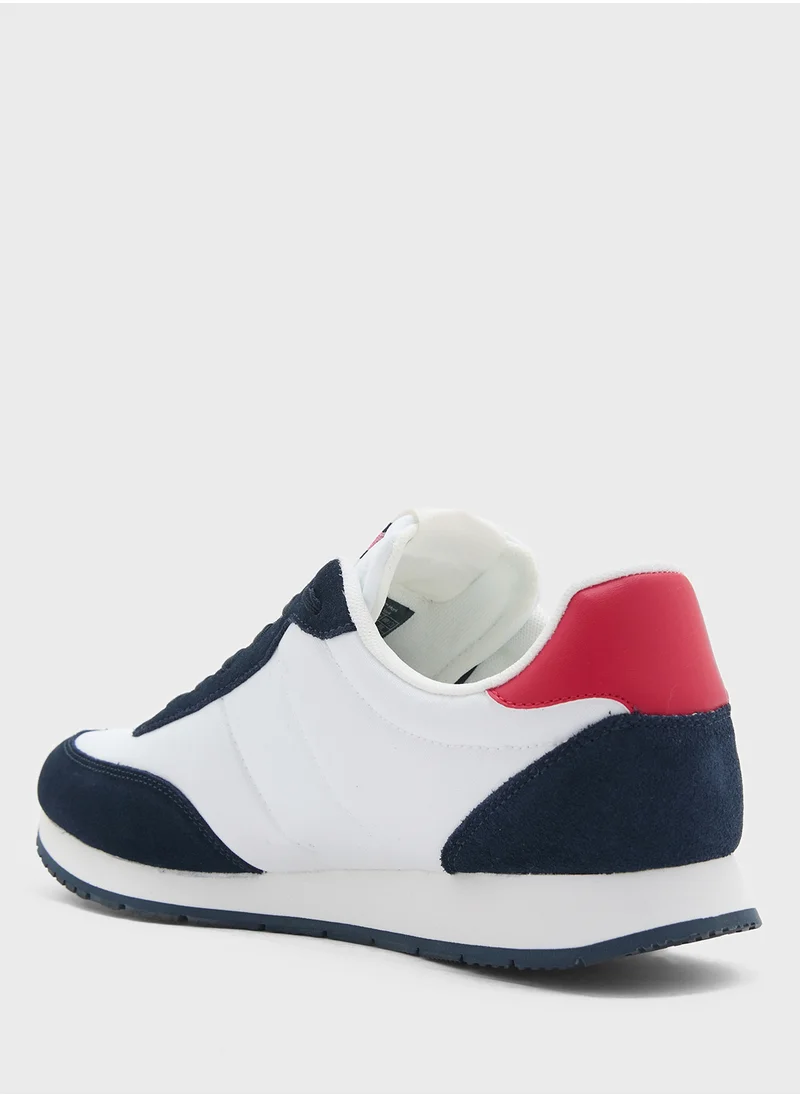 تومي جينز Casual Lase Up Low - Top Sneakers