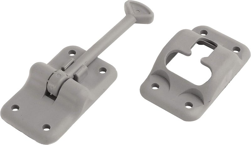 E234, Plastic Door Holder, T Style, 3-1/2 inch, Grey, Entry Door Hardware