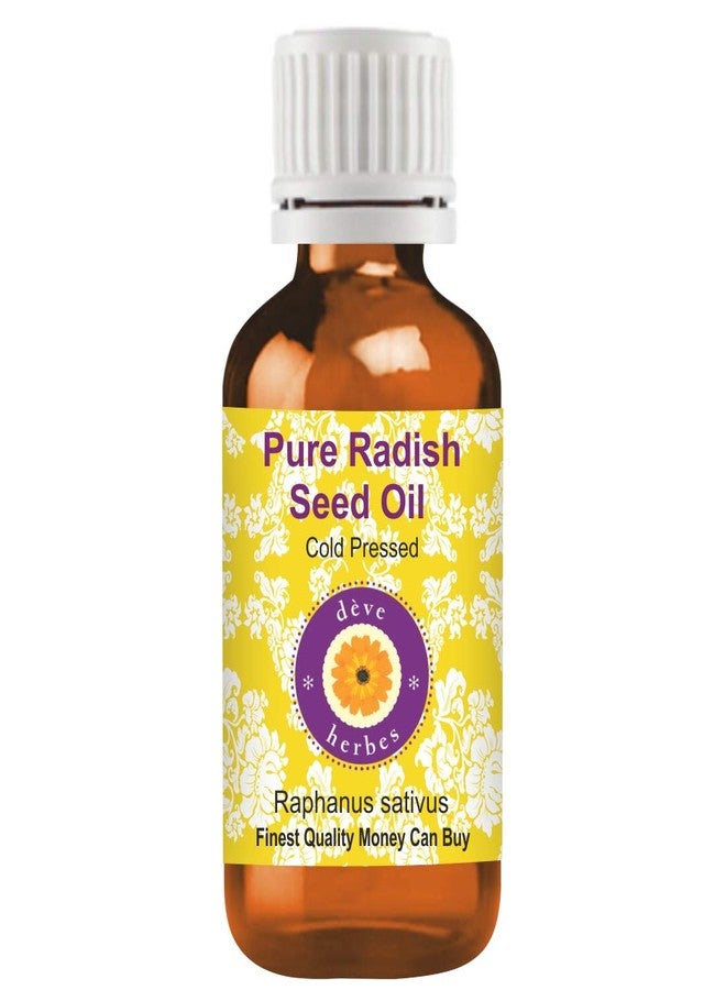 Deve Herbes Pure Radish Seed Oil (Raphanus sativus) | Cold Pressed | Natural | Undiluted | For Diluting Essential Oils | For Skin & Massage | Men & Women | 10ml - Image 1