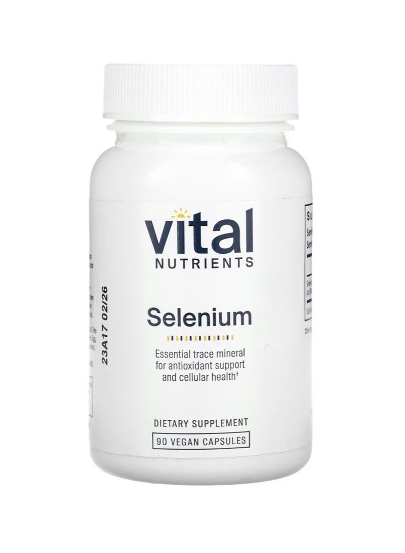 VITAL Nutrients, Selenium, 90 Vegan Capsules - Image 1