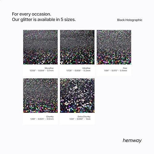 Hemway Auto Flake Glitter Additive for Paint, 100g / 3.5oz Microfine Black Holographic Metal Flake for Custom Auto Paint & Coatings, for Car, Motorbike, Truck, Vehicles, Automotives - Image 3