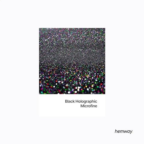 Hemway Auto Flake Glitter Additive for Paint, 100g / 3.5oz Microfine Black Holographic Metal Flake for Custom Auto Paint & Coatings, for Car, Motorbike, Truck, Vehicles, Automotives - Image 2
