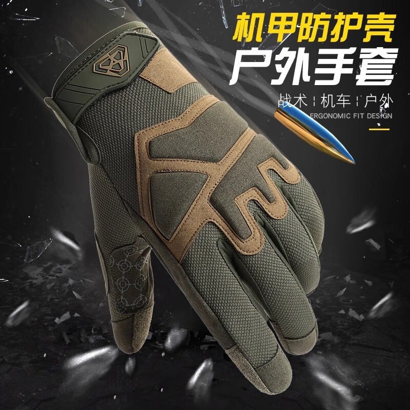 Sports Gloves With Air Cushion Anti Slip Wear Resistant Protection For Fitness Cycling And Outdoor Activities - Image 3