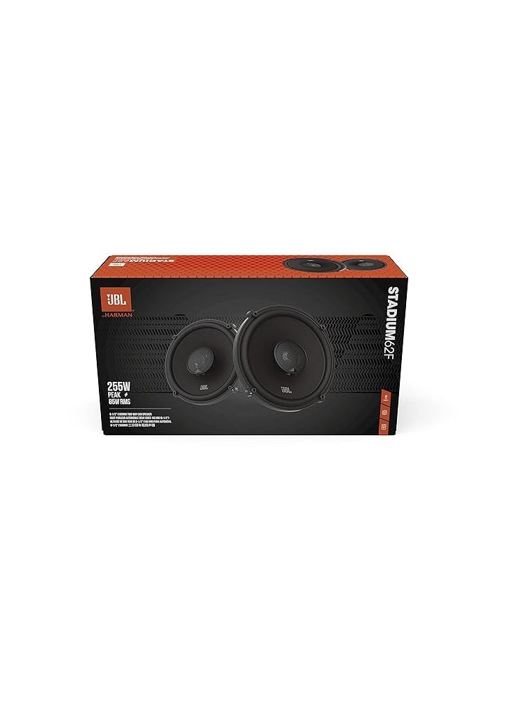 JBL JBL Harman Kardon Stadium 62F 2-Way Car Speaker Set 255 Watt Car Speaker Boxes 165 mm Black  - Image 3