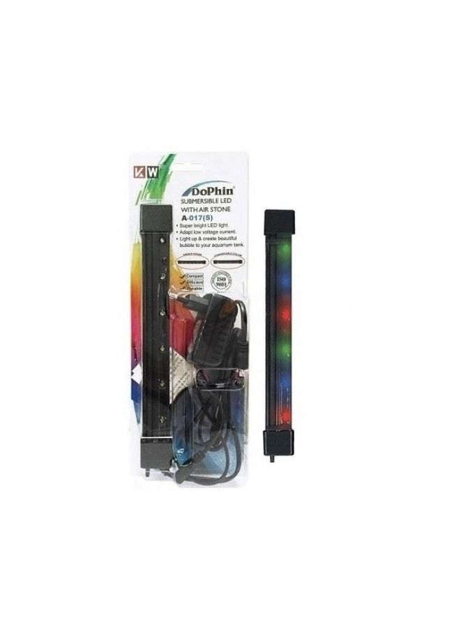 DoPhin Aquarium Submersible Led With Air Stone Black