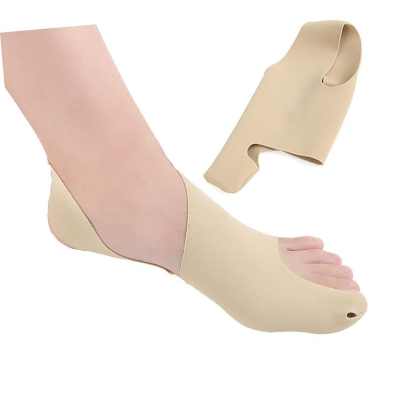 2Pc Hallux Corrector Socks Breathable Gel Bunion Relief Sleeves Unisex Size S - Image 3