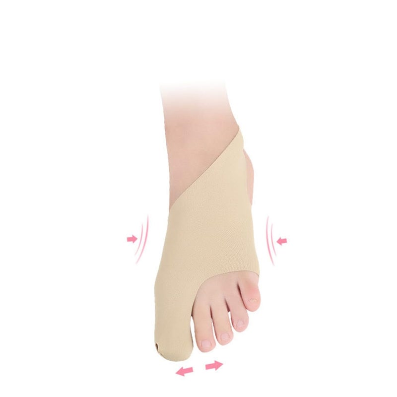 2Pc Hallux Corrector Socks Breathable Gel Bunion Relief Sleeves Unisex Size S - Image 5