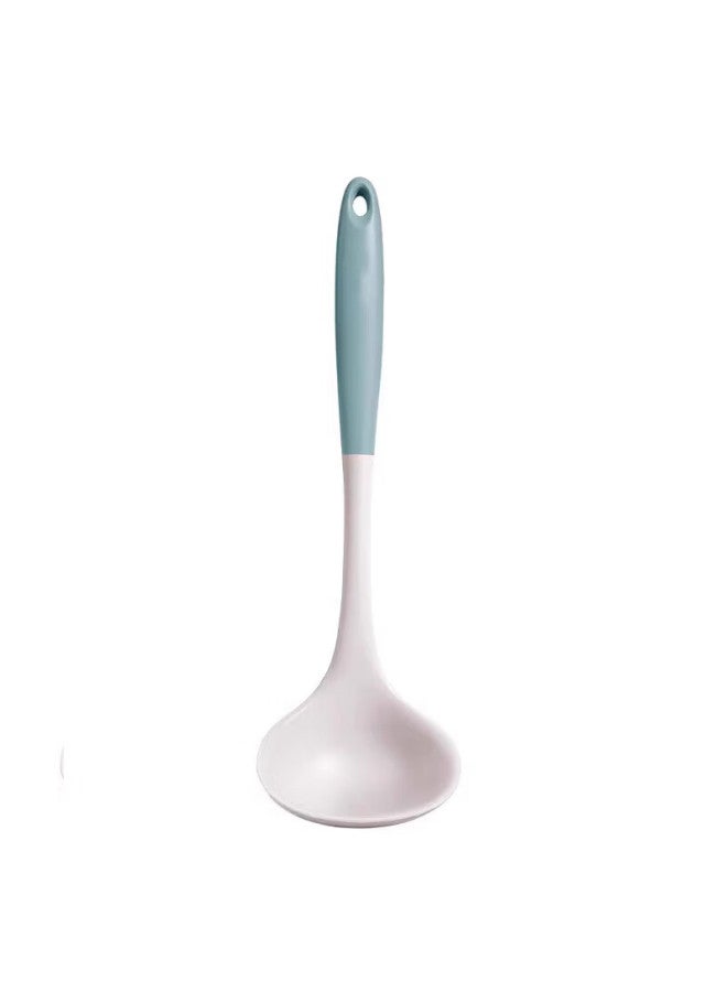 Dipple Dipuer Soup Ladle, Household Food-grade Silicone Spoon, Non-stick Pan Specific, Large Size, Thickened, Long Handle, For Serving Soup And Porridge - Image 5