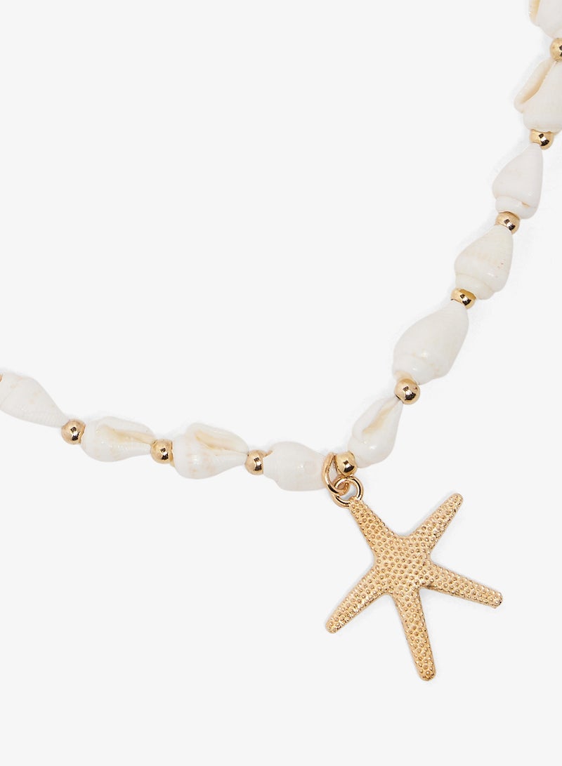 Ginger Beach Inspired Beaded Gold Necklaces - Image 5