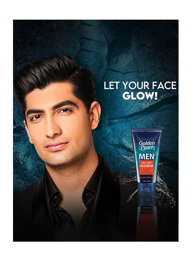 Golden Pearl - Golden Pearl Max Light Men Face Wash 150ml - Image 1