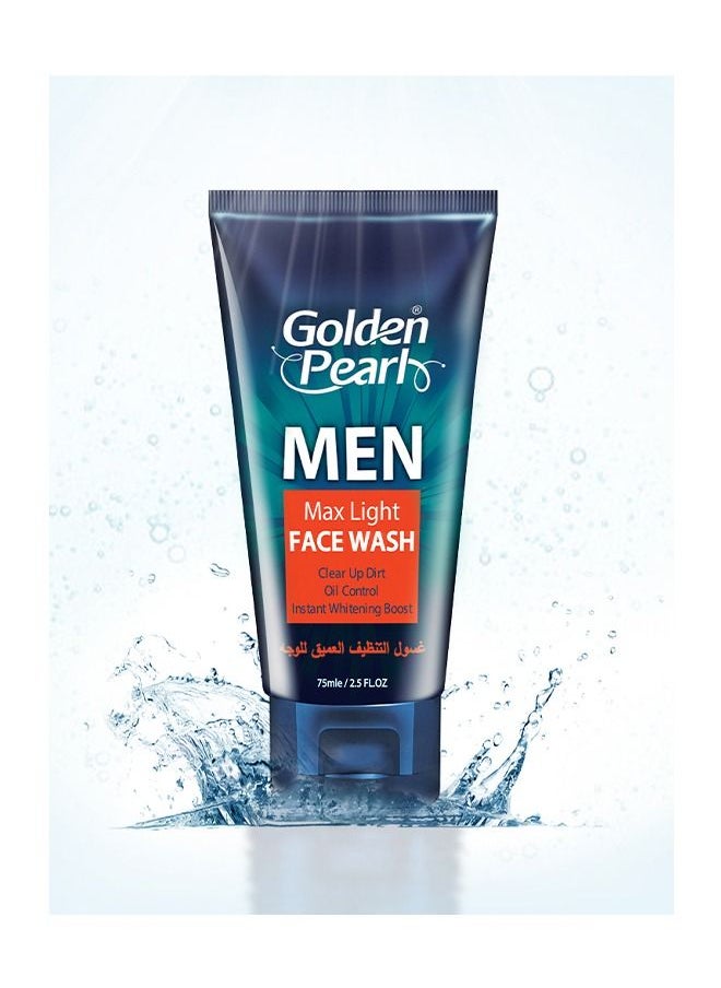 Golden Pearl - Golden Pearl Max Light Men Face Wash 150ml - Image 1