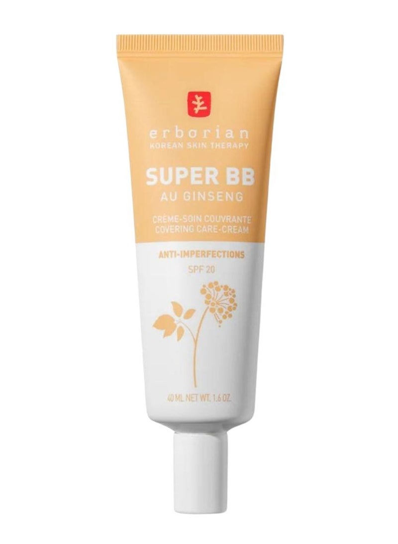 Erborian Super BB Cream with Ginseng SPF20 Anti-Imperfections Nude 40ml - Image 1