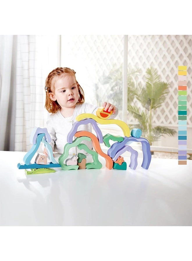 Hape كتل تكديس مشهد الطبيعة (22 قطعة) - Image 1