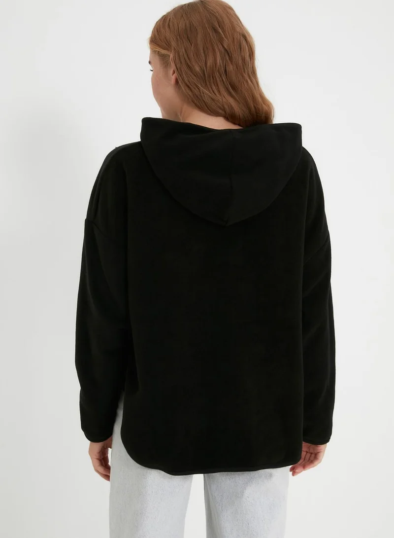trendyol Round Neck Knitted Sweatshirt