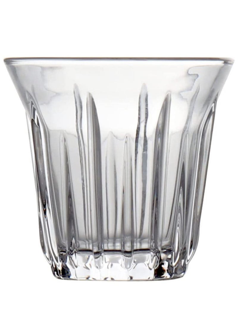 MIBRU Coffee Duratuff Glass Cup Suitable For Specialty Espresso Shots Modern Drinking Barista Latte Cups 130ml Mug Coffee Or Tea Glass Mugs Flat Espresso Coffee Cup Bring Classic Elegance To Table  - Image 1
