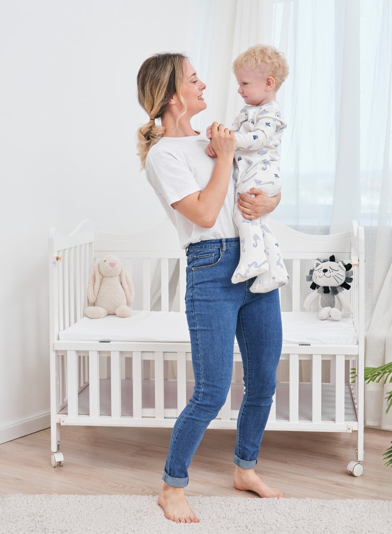 ميريكل بيبي 3 قطع رومبرز أطفال بأكمام طويلة وسحاب - بيجامات قطنية 100% ناعمة للأولاد - Image 5