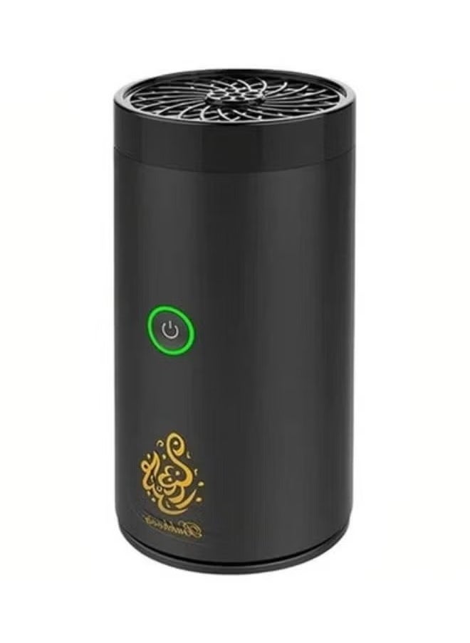 Bukhoor - BK10 Smart Electric Diffuser Incense Burner Rechargeable Portable USB Type-C Power Black - Image 1