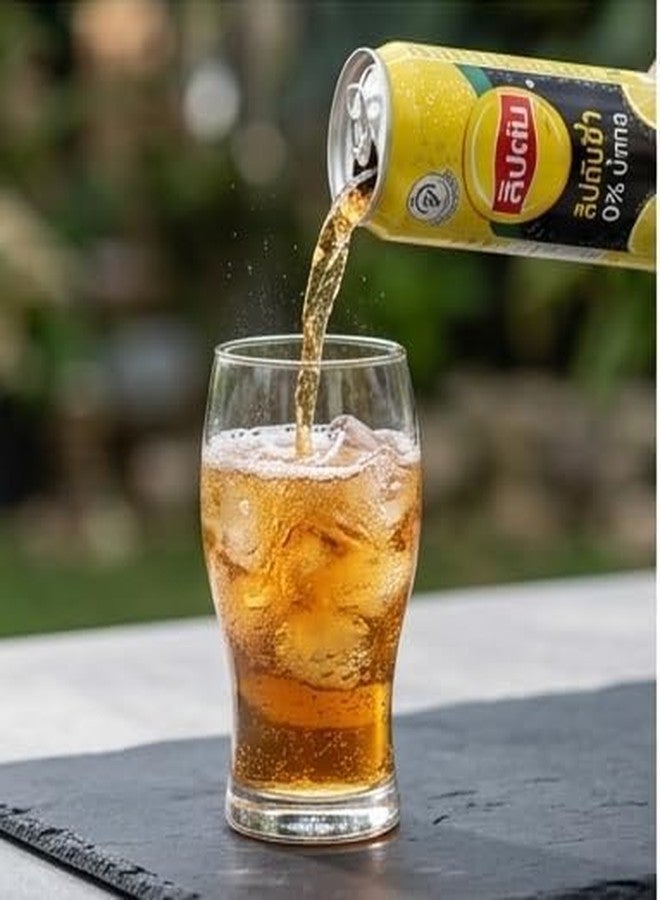 Lipton Liptonza 0% Sugar Sparkling Lemon Flavor Pack of 6 325ml - Image 5