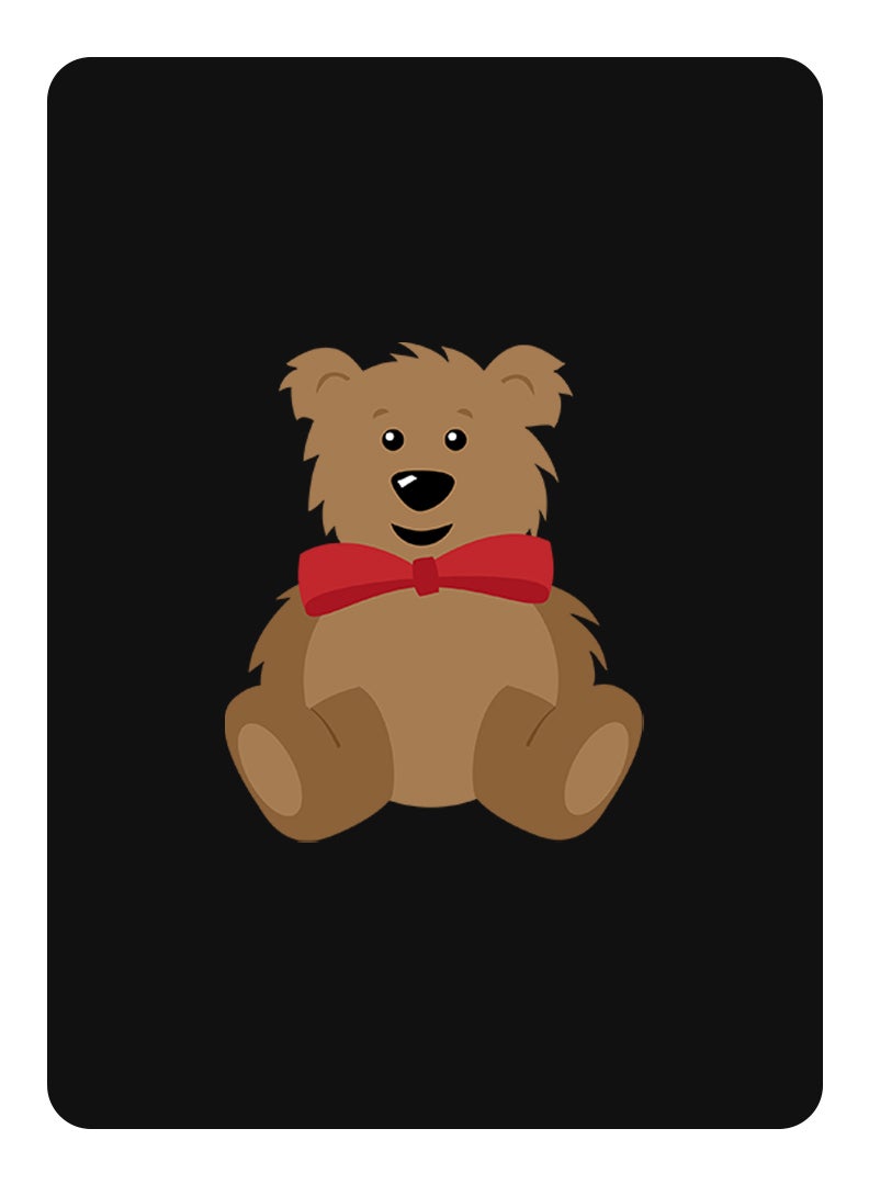 Theodor Protective Flip Case For Samsung Galaxy Tab S9 With Trifold Stand Auto Wake Sleep Shockproof Cover teddy bear copy - Image 1