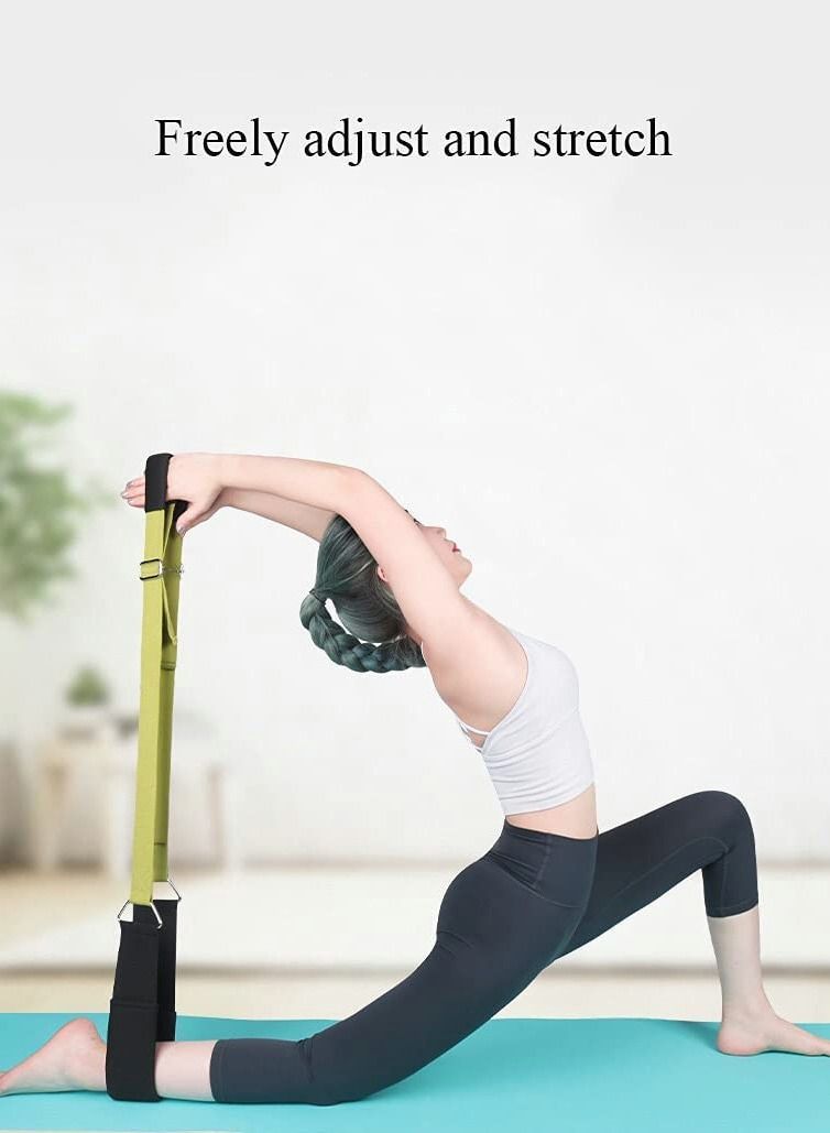 Generic Yoga Fitness Band,Waist Back Leg Stretch Strap Bend Split Inversion Stretcher Band, Flexibility Trainer Splits for Dance Ballet Gymnastics Training Tensile Stretching  - Image 3