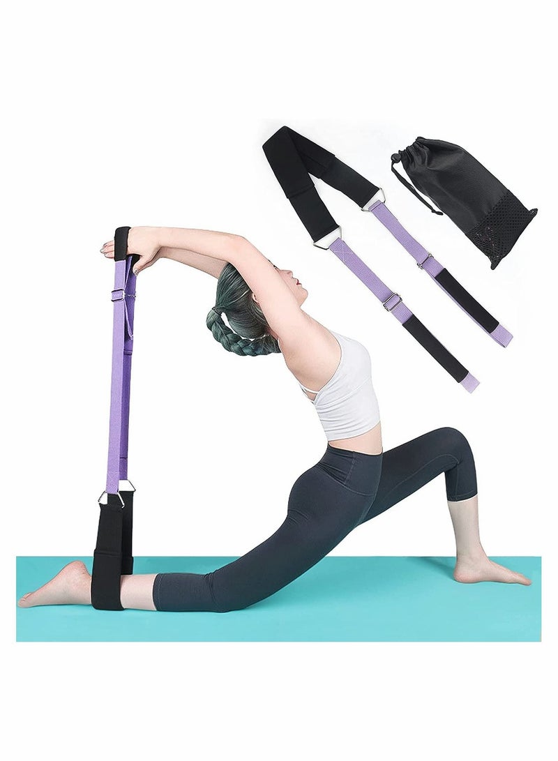 Generic Yoga Fitness Band,Waist Back Leg Stretch Strap Bend Split Inversion Stretcher Band, Flexibility Trainer Splits for Dance Ballet Gymnastics Training Tensile Stretching  - Image 1