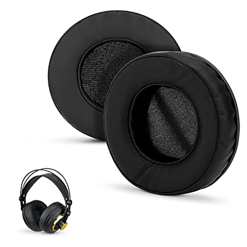 Brainwavz Round Replacement Memory Foam Earpads - Suitable for Many Other Large Over The Ear Headphones - Sennheiser, AKG, HifiMan, ATH, Philips, Fostex, Sony (Black) - Image 1