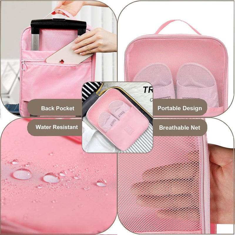 Storescent Compact Shoe Bag/Organizer/Pouch | Protect 3 Pairs of Shoes | Perfect for Travel and Daily Storage (Assorted Color) - Image 5