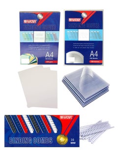 PARTNER Binding Accessories With 16mm Comb White  - Image 1