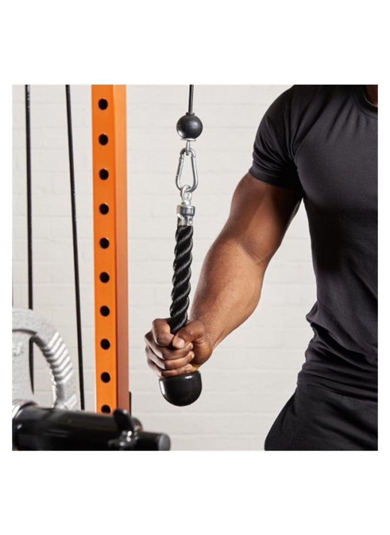 Arabest - Tricep Rope - Single Grip Tricep Pull Down Rope, Universal Cable Machine Attachment, Cable Rope Attachments for Gym Cable Machines Pulley Workout - Image 1