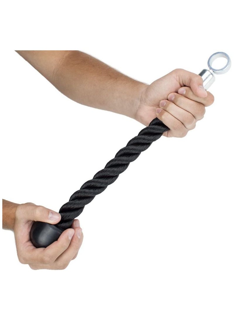 Arabest - Tricep Rope - Single Grip Tricep Pull Down Rope, Universal Cable Machine Attachment, Cable Rope Attachments for Gym Cable Machines Pulley Workout - Image 1