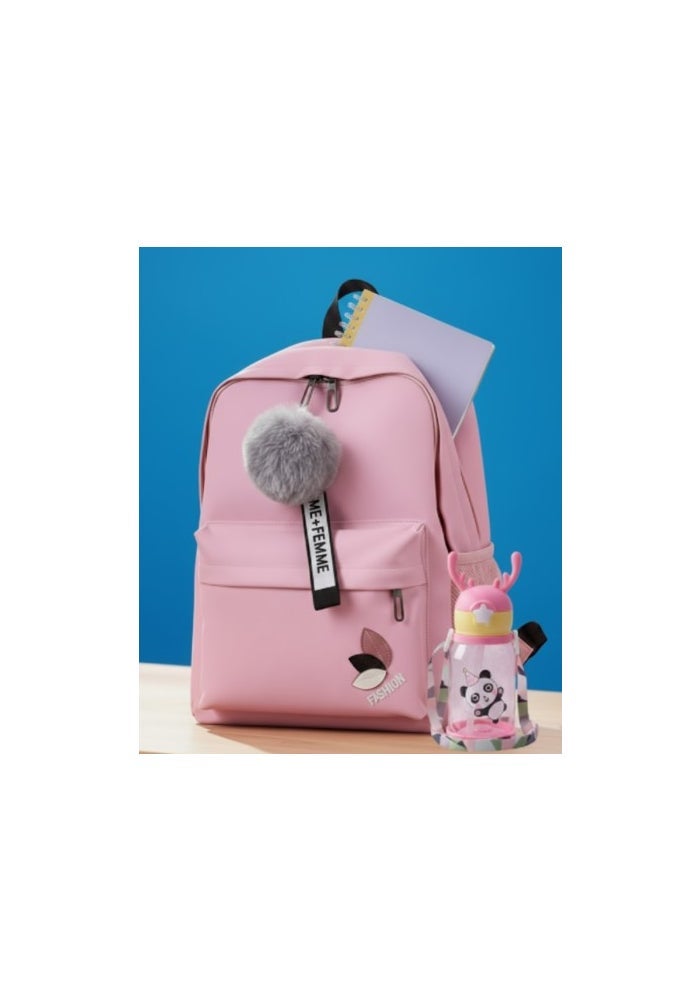 MINDFIT Pink School Backpack for Kids - Image 1