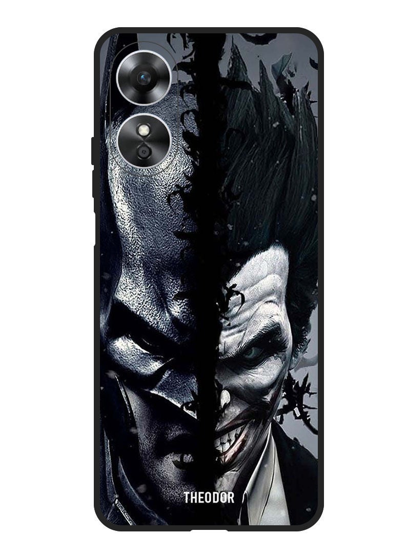 Theodor Protective Case Anti Scratch Shock Proof Bumper Cover For Oppo A17 Batman Logo (2) - Image 1