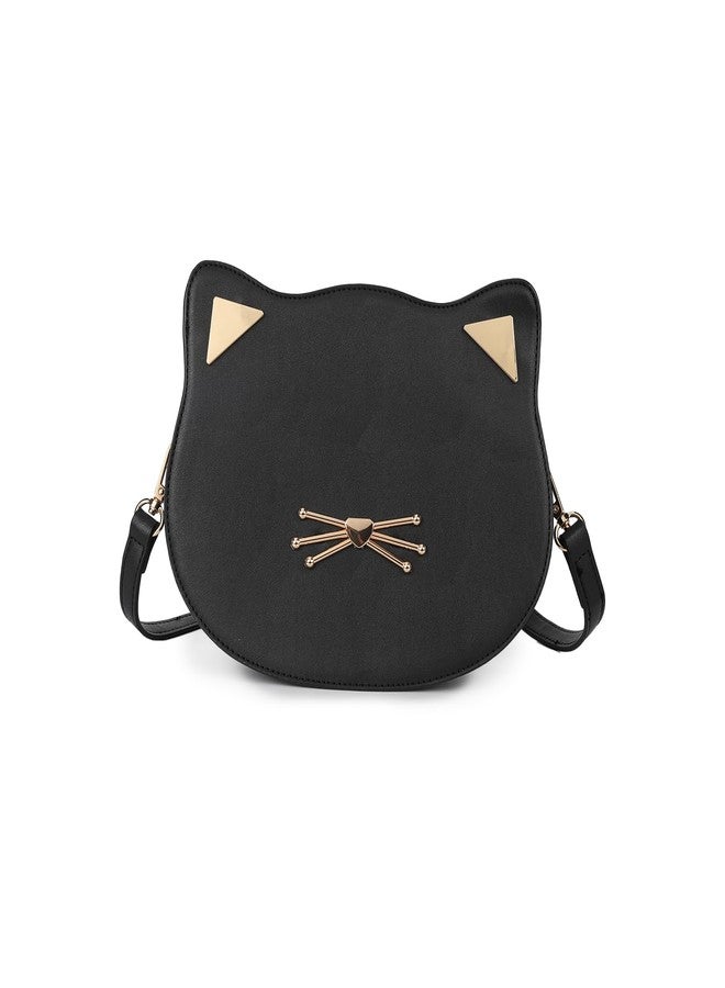 Gladdon Cat Crossbody Bag for Teen Girls Novelty Cute Purses Birthday Gifts Black - Image 1