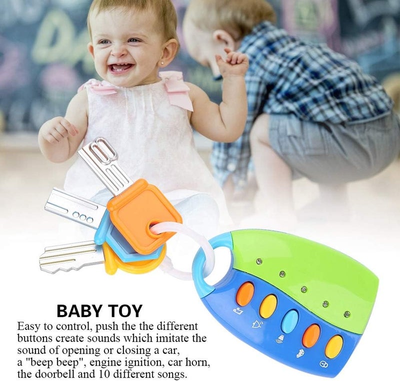 ويوبلز لعبة سيارة ذكية تعمل بجهاز تحكم عن بعد، لعبة موسيقية تمثيلية للأطفال من عمر سنة إلى 6 سنوات (أزرق) - Image 4